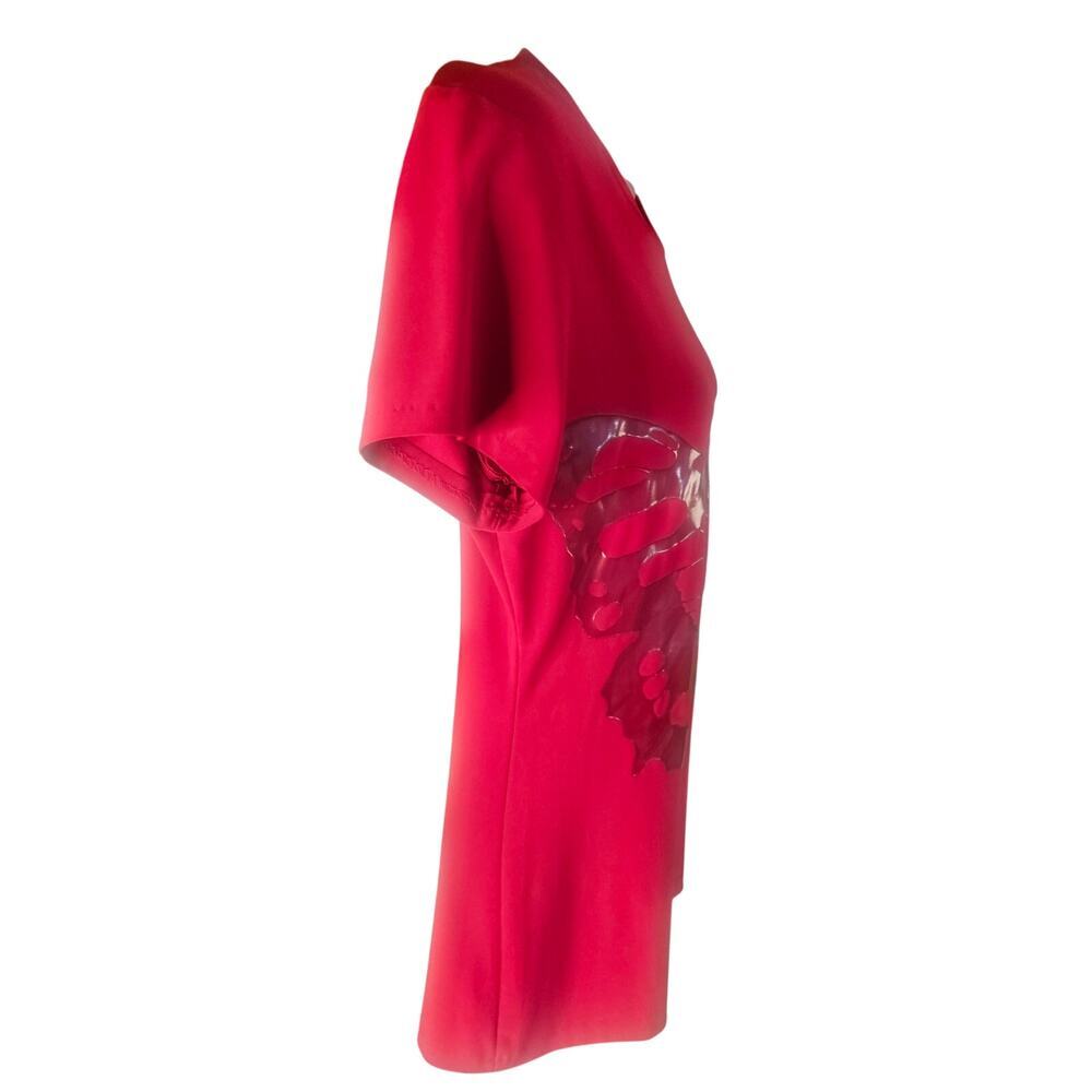 Naomi Kamali‎ Vintage Red Butterfly Top Sz M Stretchy NWOT - Picture 5 of 10